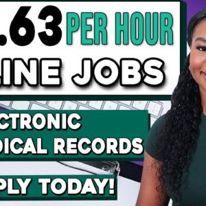 🗂 Get Paid $21.63/Hour to Process Medical Records from Home - Apply Today!