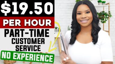 🤑Score a $19.50/Hour Part-Time Work-From-Home Job (No Experience Needed!)