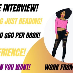 No Talking Just Reading! Get Paid To Read & Review Books Up To $60 Per Book Work From Home