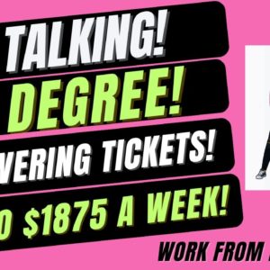 No Talking No Degree Answering Tickets Up To $1875 A Week Work From Home Job Hiring In USA & Canada