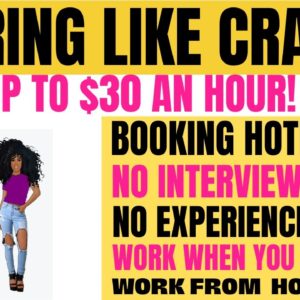 Hiring Like Crazy! No Interview Booking Hotel Reservations! Up To $30 An Hour! Work From Home Job