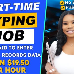 Type Your Way to a $19.50/Hour Work-From-Home Job (No Experience Required)