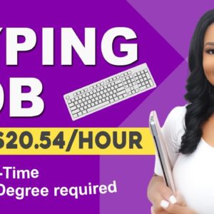 📵 $20.54/Hour Typing & Data Entry - Your Perfect No-Phone Work From Home Job!