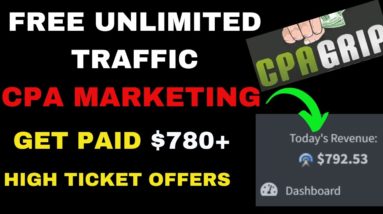 Earn $780+ With CPA Affiliate Marketing Using Free Traffic | Digital Marketing Tutorial