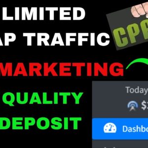 Get Paid $681+ Per Day With CPA Marketing Using Unlimited Traffic | Earn Passive Income Online