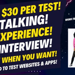 Non Phone No Experience No Interview Get Paid To Test Websites & Apps  Up To $30 Per Test WFH