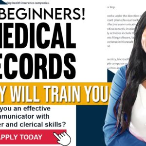 Make $20.70/hr - Work From Home in Medical Records (No Experience!)