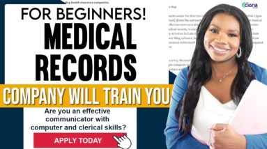 Make $20.70/hr - Work From Home in Medical Records (No Experience!)