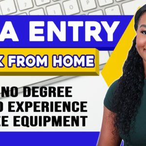 📵 HURRY: Easy Data Entry Job | No Phone Work From Home Jobs | Free Equipment Provided