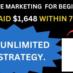 How I Made $1,648 Easily With Free Affiliate Marketing Strategy | Easy Online Business For Beginners