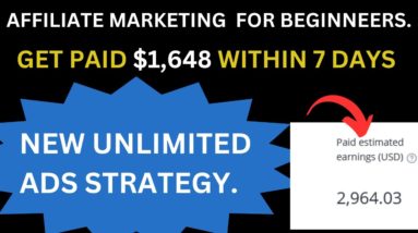 How I Made $1,648 Easily With Free Affiliate Marketing Strategy | Easy Online Business For Beginners