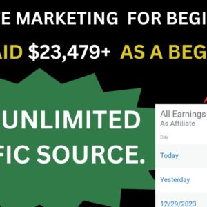 Free Affiliate Marketing Strategy Makes $23,485+ | Digistore24 Affiliate Marketing For Beginners.