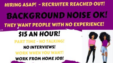 Spoke To The Hiring Manager!! No Interview!! No Experience Work When You Want!! Work From Home Job!!