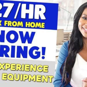 Work from Home & Make $27/Hour - No Experience Insurance Job - Free Equipment Provided!