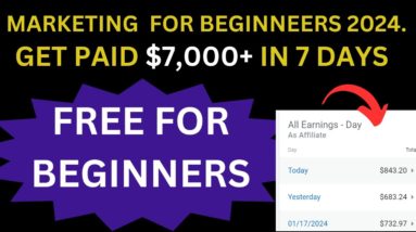 Get Paid $7000 /Week With Free Affiliate Marketing | Affiliate Marketing For Beginners