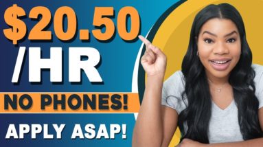 Part-Time & FAST Start! $20.50/Hour Data Entry From Home (No Phones!)