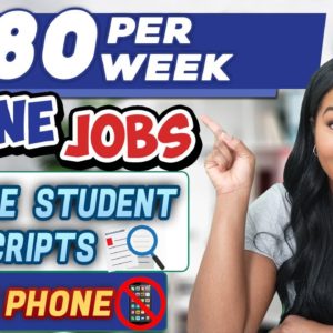 Don't Miss Out: Earn $980/Week From Home! Review Student Transcripts for College Admission