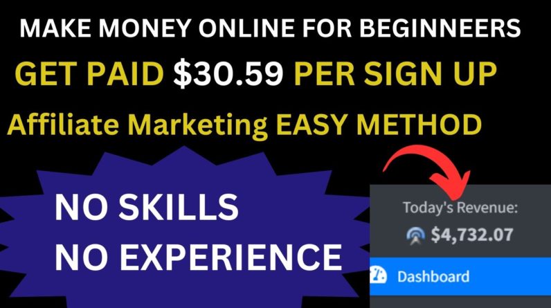 Get Paid $739+ Per Day With CPA Affiliate Marketing | Online Passive Income For Beginners|Easy Money