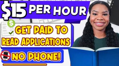 ⏰ Set Your Own Hours! Earn $15/Hour Working From Home (No Phone Required!)