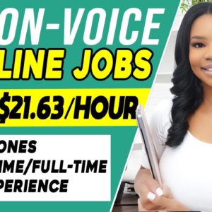 3 No-Phone Online Jobs: Earn Up to $21.63/hr | Part-Time & Full-Time Opportunities Available!