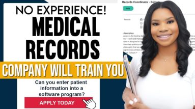 📵 No Calls! $21.50/hr Work-From-Home Medical Records Job (Company Will Train You!)