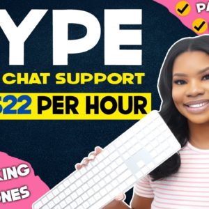 TYPING JOBS: Earn $18-$22/HR | NO PHONES & PART-TIME | Email Chat Jobs!