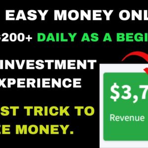 Make $200+ /Day Doing Simple Tasks |How to Make Money Online For Free |Earn Passive Income from Home