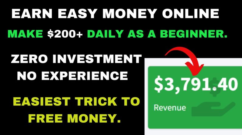 Make $200+ /Day Doing Simple Tasks |How to Make Money Online For Free |Earn Passive Income from Home