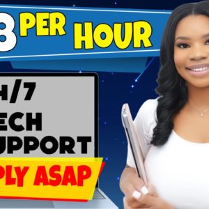 Flexible Hours! $18/Hour Tech Support Jobs From Home