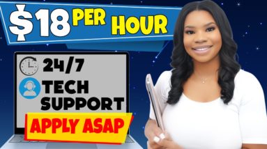 Flexible Hours! $18/Hour Tech Support Jobs From Home