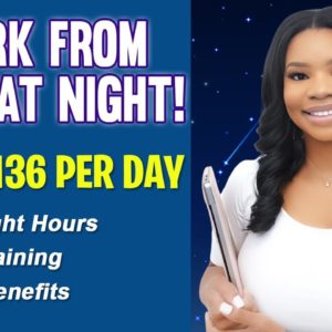 🌙 Work From Home At Night! Overnight Customer Service Work-From-Home Job Hiring Now!