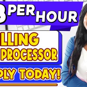 Get Paid $23/Hour to Work-From-Home as a Billing Error Processor - #WorkFromHome Jobs!