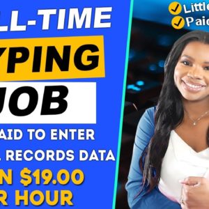 Medical Records Data Entry Job: Make $19 Per Hour Working From Home With Little Experience Needed!