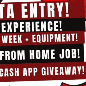 Hiring ASAP! No Experience Work From Home Jobs Data Entry Remote Job $600 A Week + Equipment