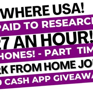 Get Paid To Do Research Non Phone Part Time Work From Home Job No Degree + No Resume No Interviews