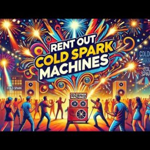 Rent out cold spark machines