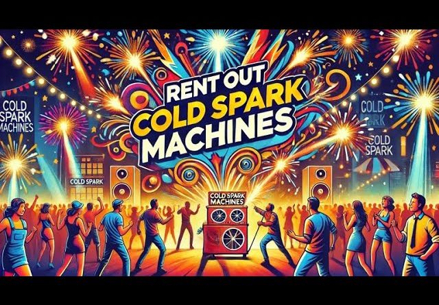 Rent out cold spark machines