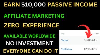 Get Paid $10,000 With Affiliate Marketing Using Extremely Cheap Traffic | Earn Passive Income.