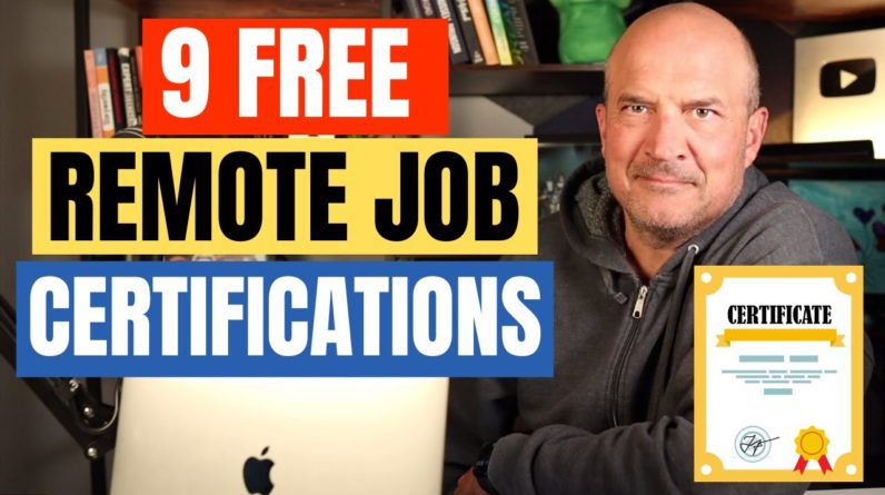 9 FREE Remote Job Certifications Every Resume Needs in 2024