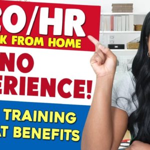 Work From Home Jobs: Earn $20/HOUR with NO Experience Required!